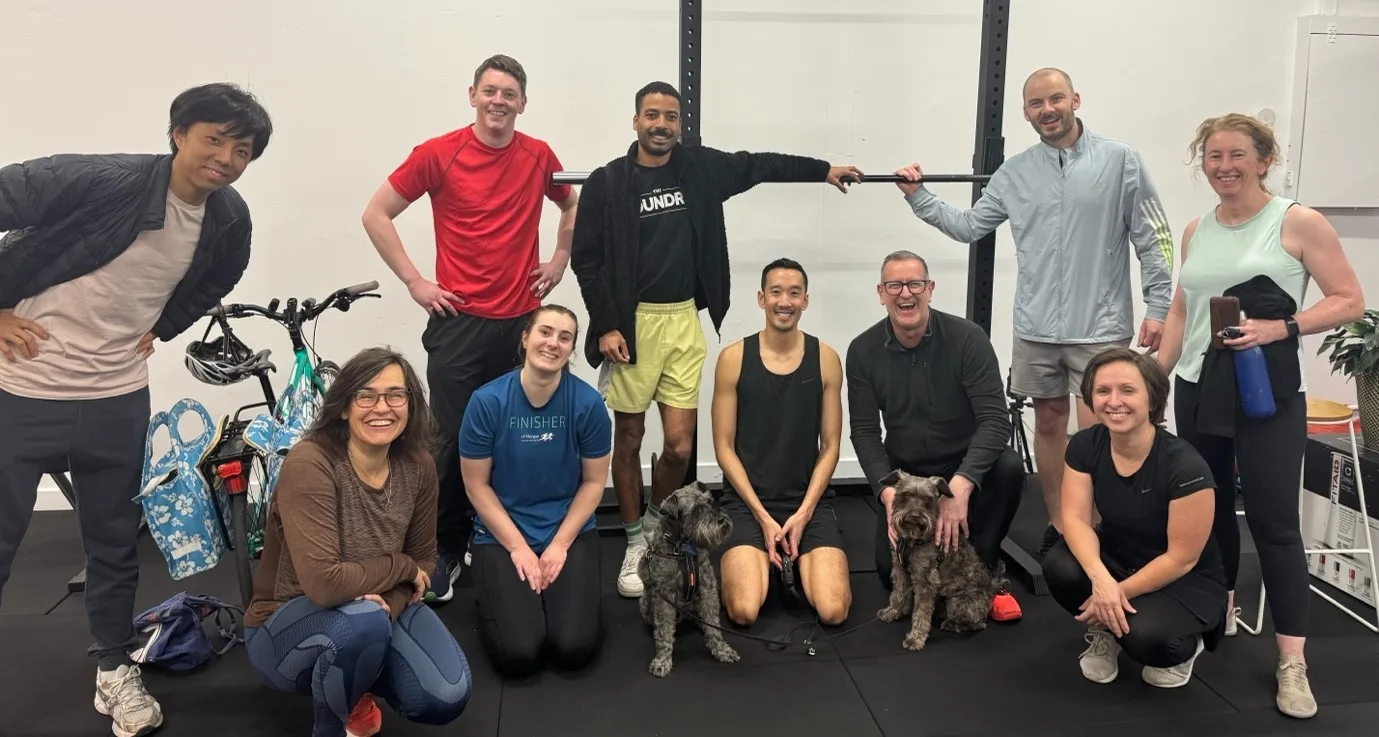 Small group strength class training together at The Fit Project Brunswick